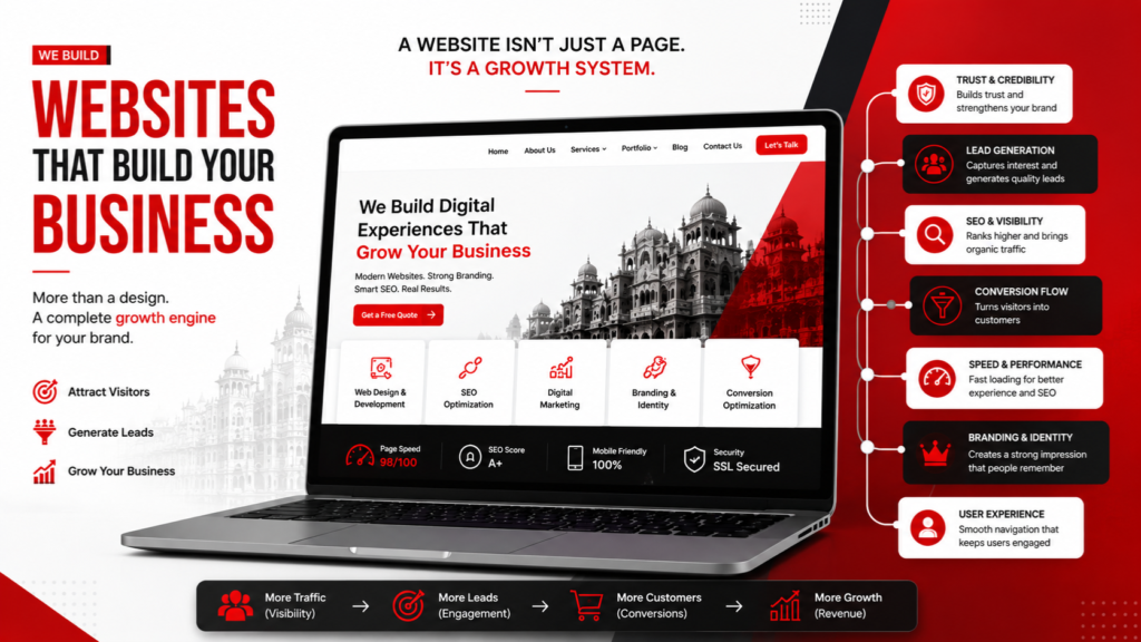 Web Development Agency in Jaipur That Builds Websites for Business Growth If you are searching for a Web development agency in Jaipur, you probably do not want “just a website.” You want a website that helps people trust your business, understand your services, find you on Google, and take action without confusion. A good website should not only look clean; it should support leads, sales, SEO, branding, user experience, and long-term business growth. Falaana Marketing, the best digital marketing agency in Jaipur, helps businesses build websites with a growth-first mindset, where design, content, speed, SEO, conversion flow, and brand trust work together instead of existing as separate pieces.